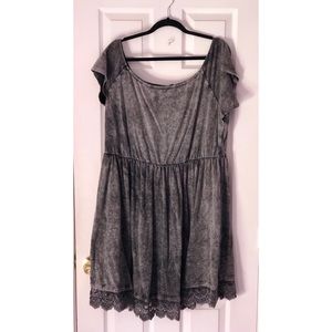 ASOS curve grey dress